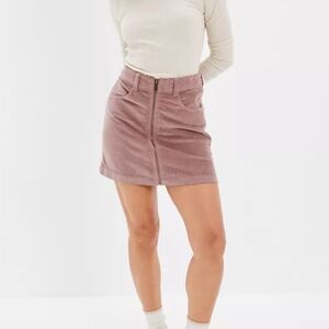 American Eagle Outfitters Mauve Corduroy Skirt